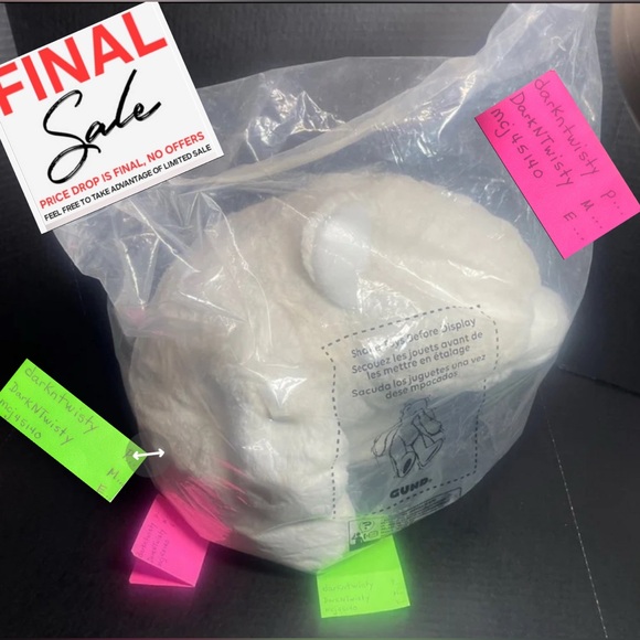 LAST ONE!  SEALED BNWT GUND 18” SNUFFLES POLAR BEAR 6054271 ADORABLY PLUMP - Picture 5 of 14